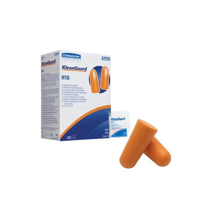 Jackson Safety 67210 Disposable Earplugs - Uncorded - NRR 31 - Bulk Buy, Orange, Case of 1600 Pairs