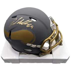 Jared Allen Autographed Minnesota Vikings Slate Mini Helmet