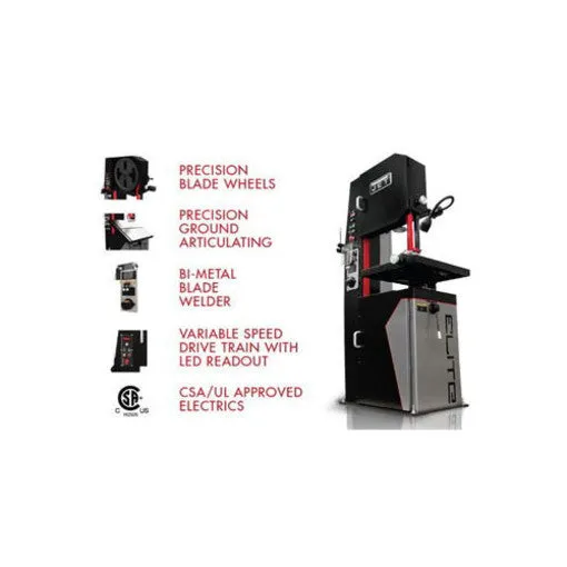 JET ELITE 891100 EVBS-20, 20" VERTICAL BANDSAW