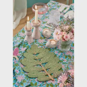 Jute Leaf Placemat/Table Centre