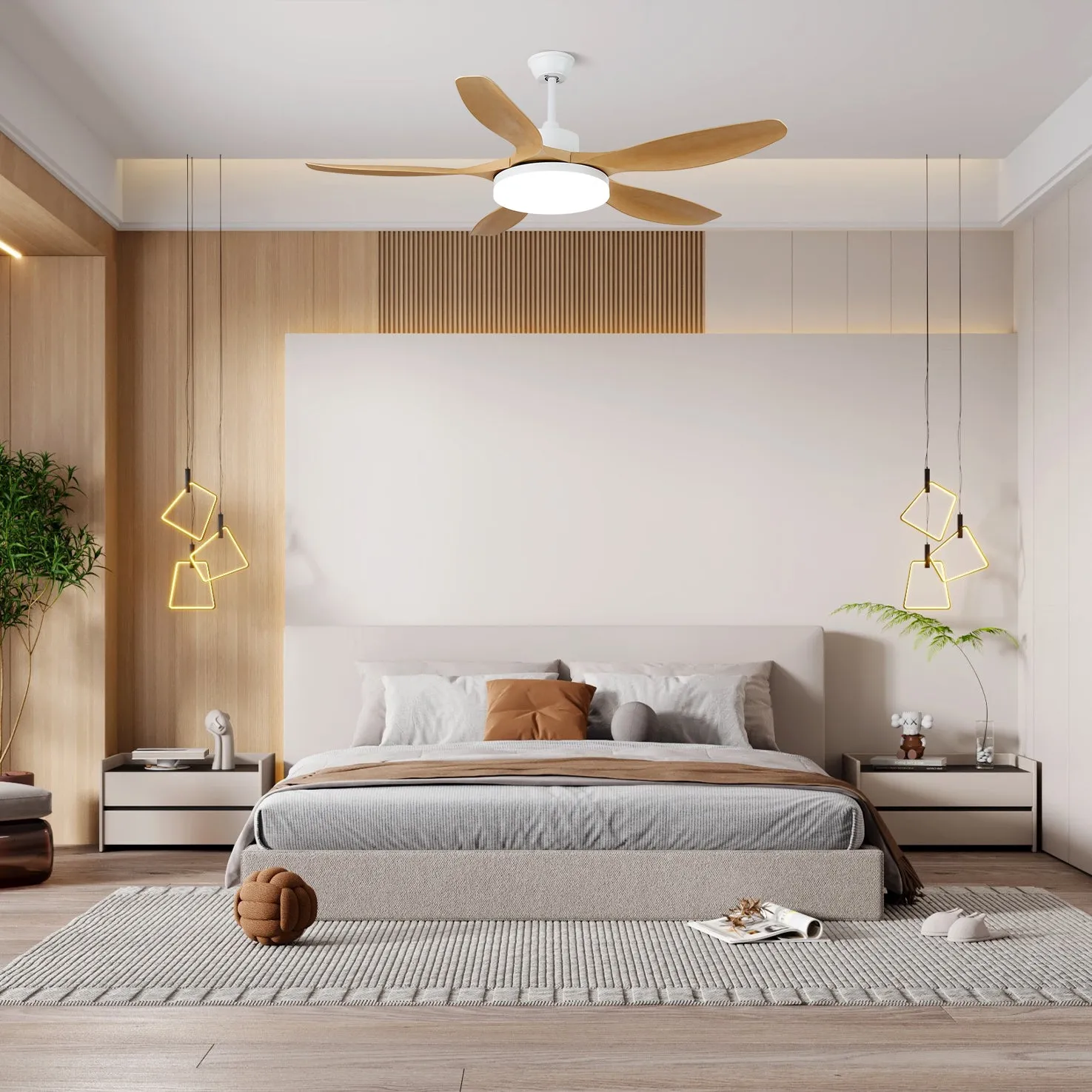 Keltis 48"/52" Ceiling Fan Light