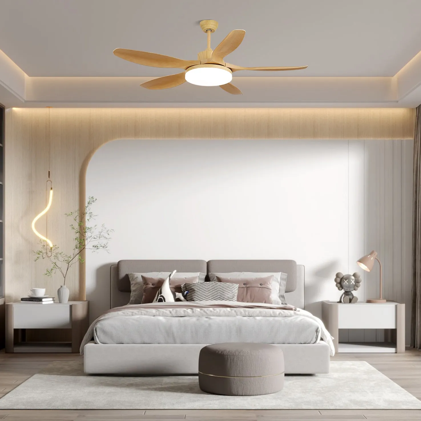 Keltis 48"/52" Ceiling Fan Light