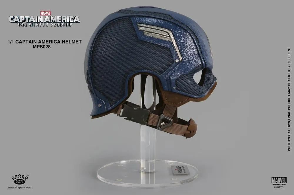 KING ARTS MOVIE PROP SERIES 1/1 CAPT. AMERICA HELMET - MPS028