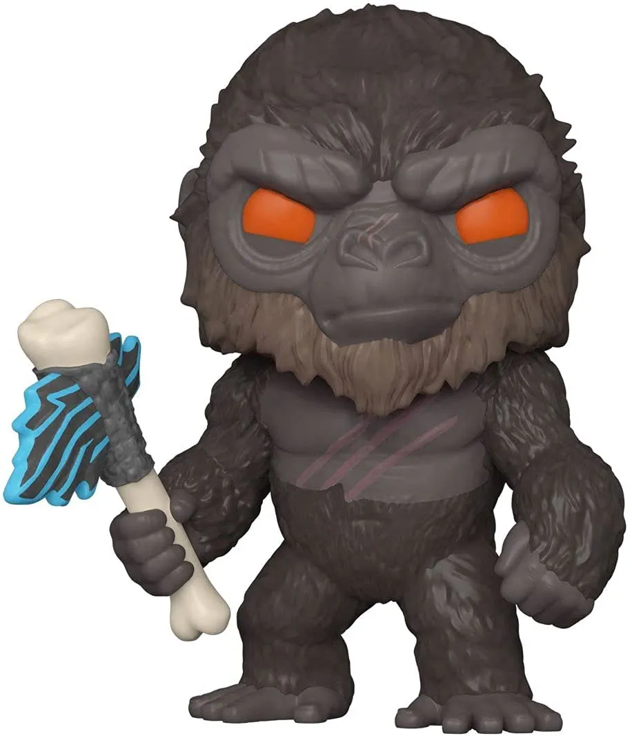 King Kong with Battle Axe Pop #1021 Pop Movies Godzilla vs Kong Vinyl Figure (Bundled with Protector Box)