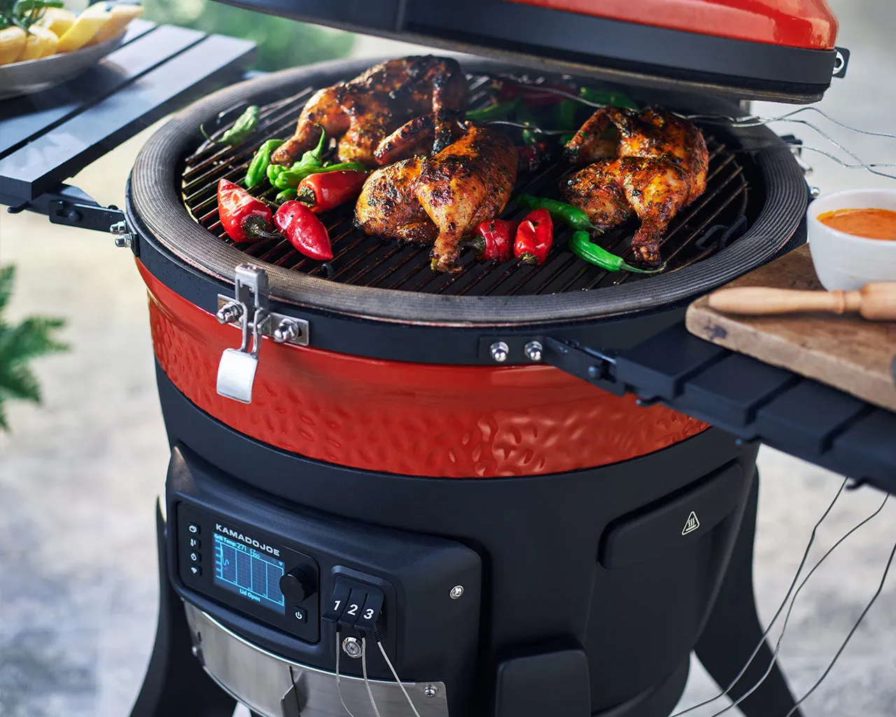 Konnected Joe™ Digital Charcoal Grill and Smoker