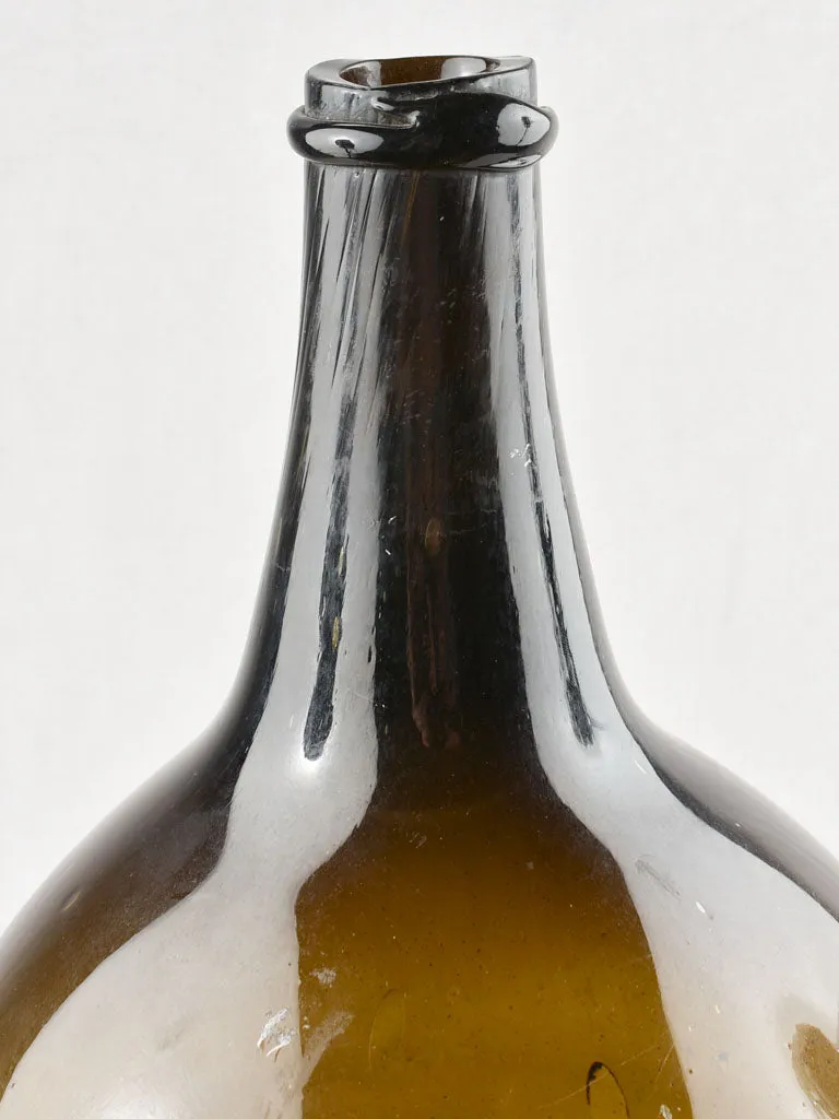 Large Dark Opaque Glass Bottle for vinegar 6/12 - 21¾"