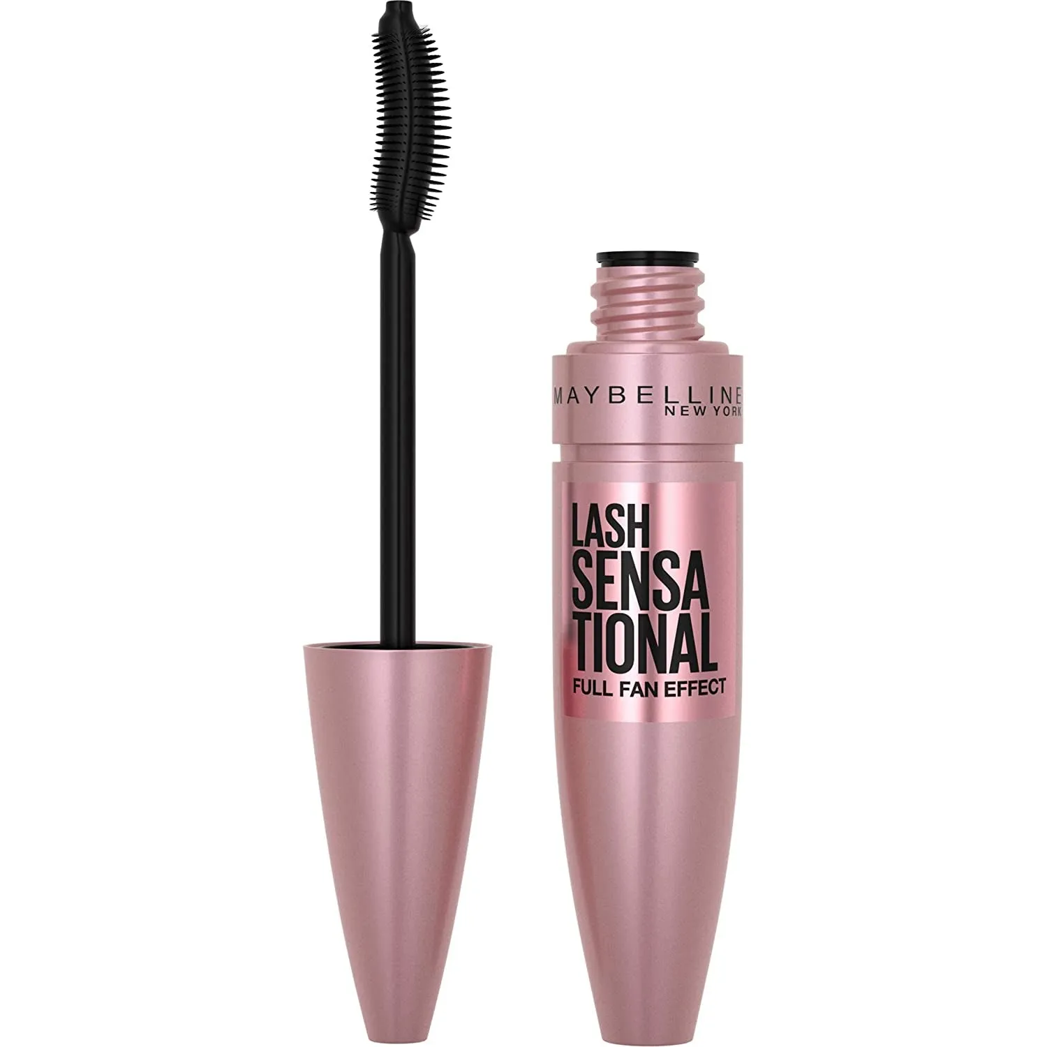 Lash Sensational Full-Fan Effect Washable Mascara - Lengthening & Volumizing, Intense Black, 1 Count