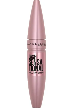 Lash Sensational Full-Fan Effect Washable Mascara - Lengthening & Volumizing, Intense Black, 1 Count