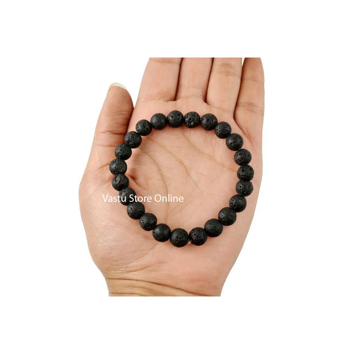 Lava Round Crystal Bracelet