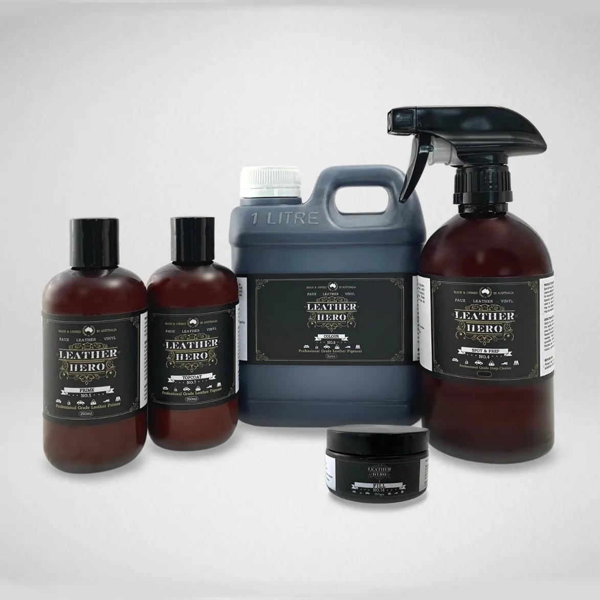 Leather Repair & Recolour Kit - Custom Mixed Colour