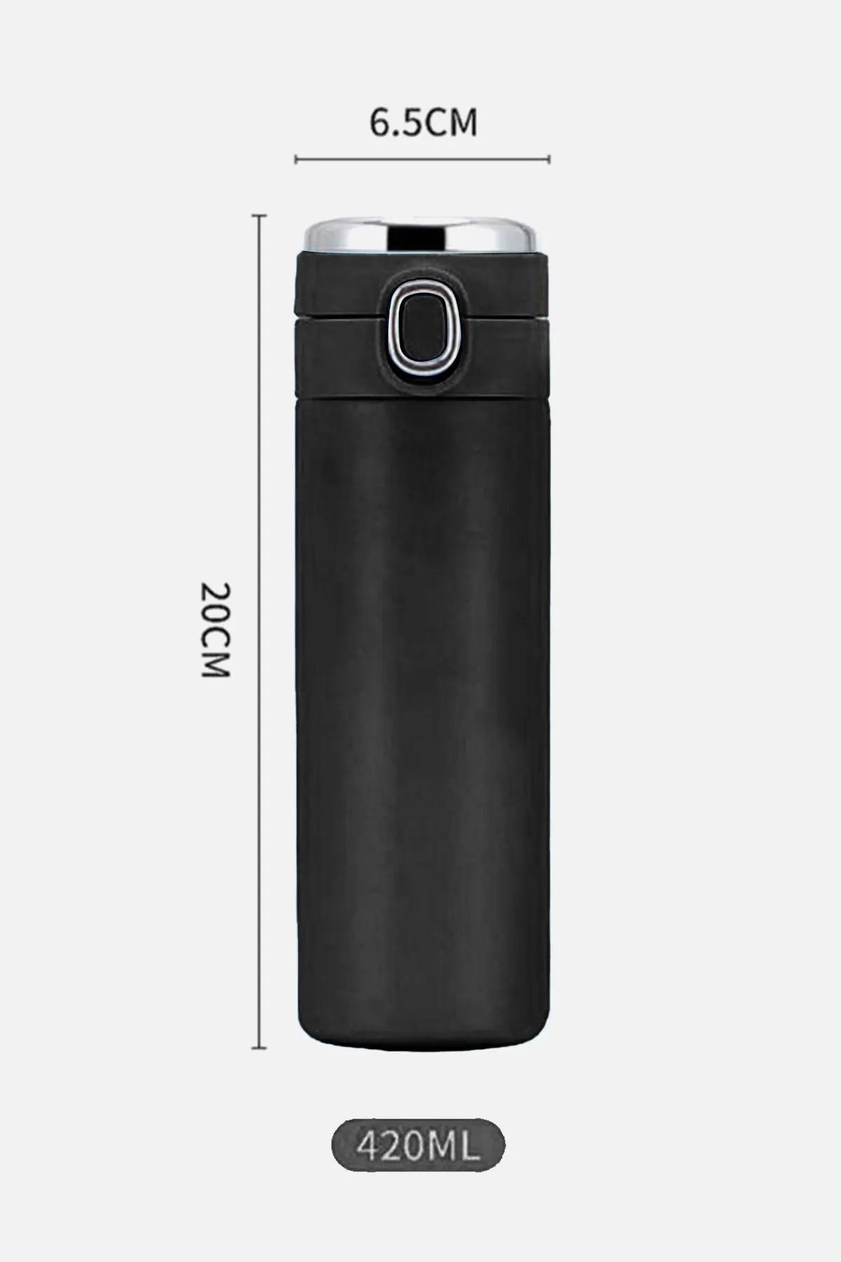 LED Digital Temp Smart Vacuum Water Bottle - S24 - BT0011R