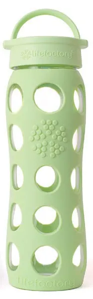 LIFEFACTORY Glass Bottle 22oz Loop Cap