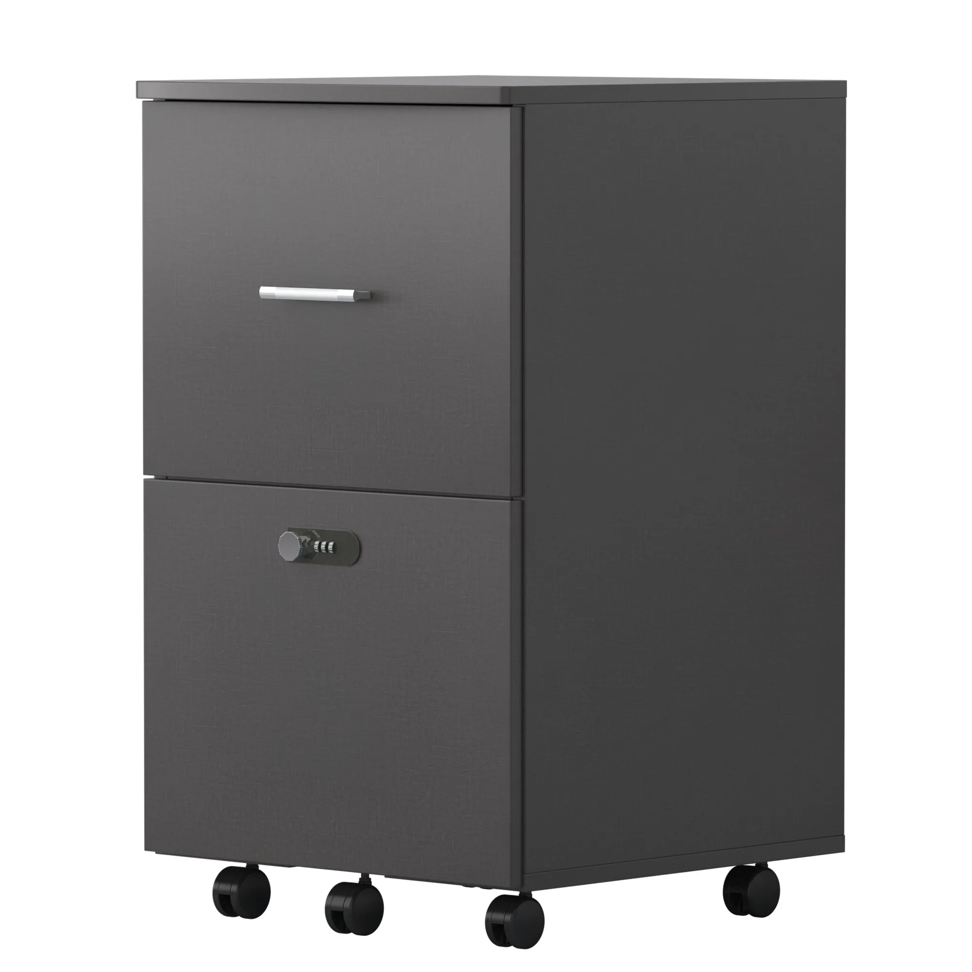 Lock Box File Cabinet - Dark Grey