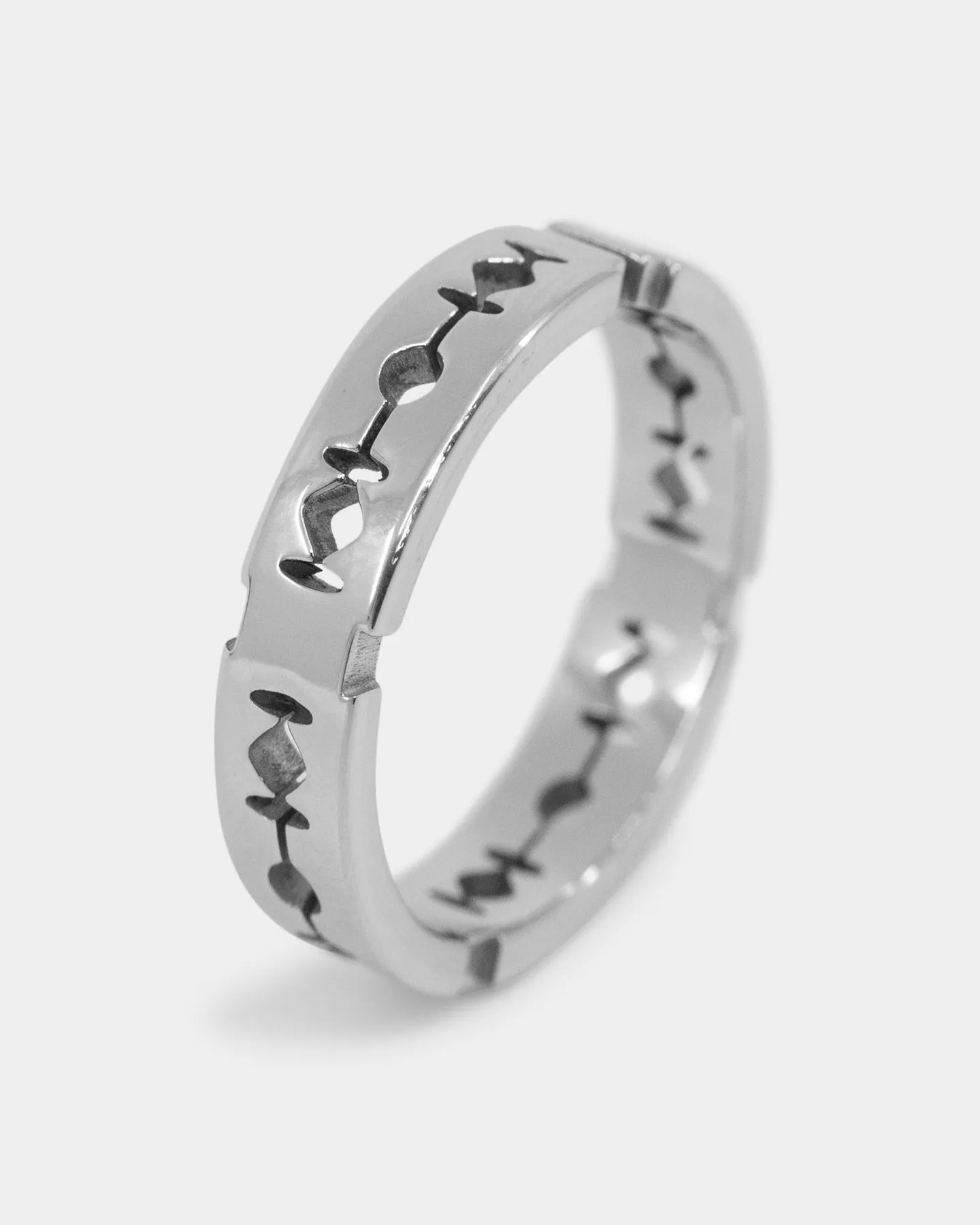 Loiter Razor Ring Stainless Steel