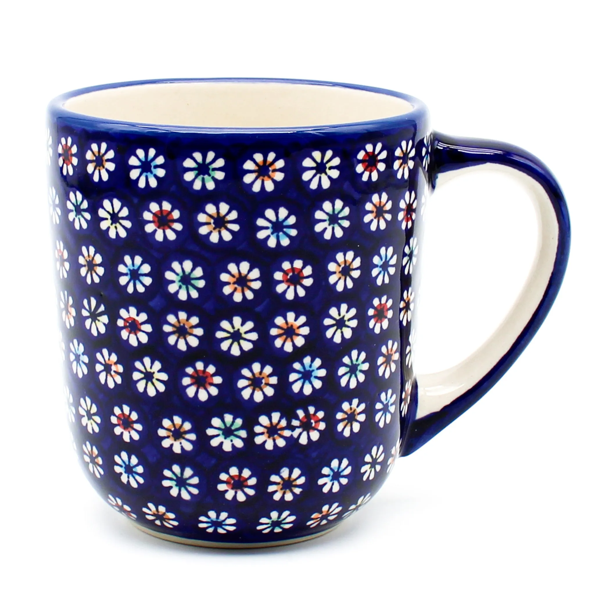 Magda Cup 16 oz in Tiny Flowers on Blue