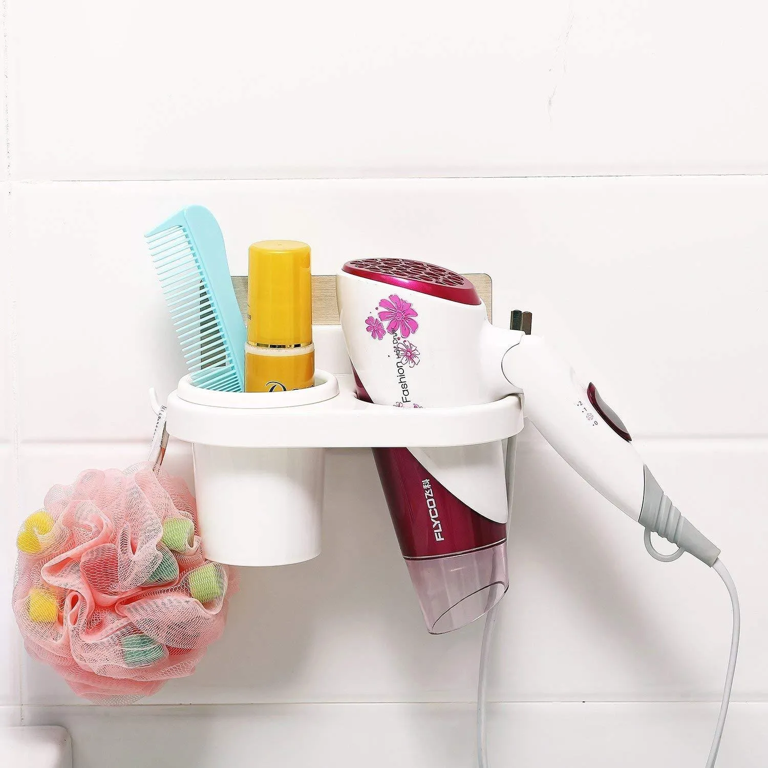 Magic Sticker Series No Drill Hair Dryer Holder