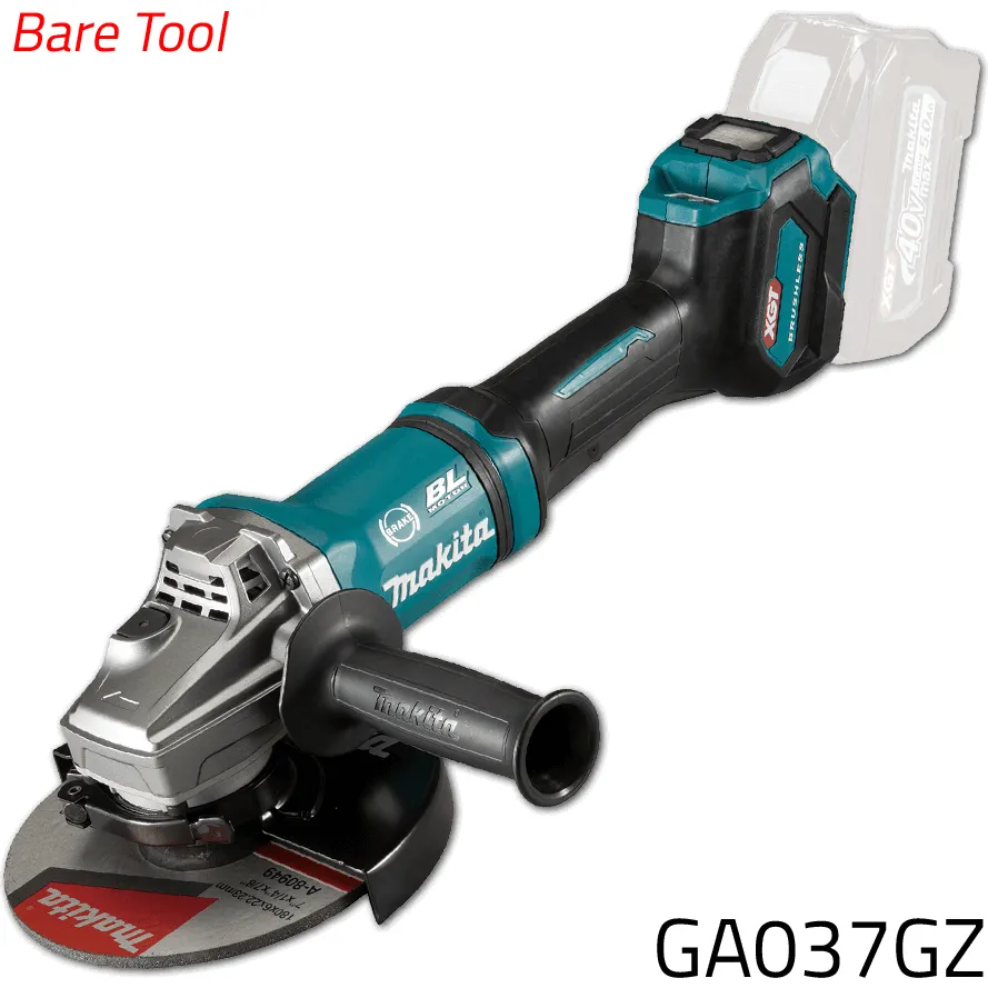 Makita GA037GM201 40V Cordless Angle Grinder XGT