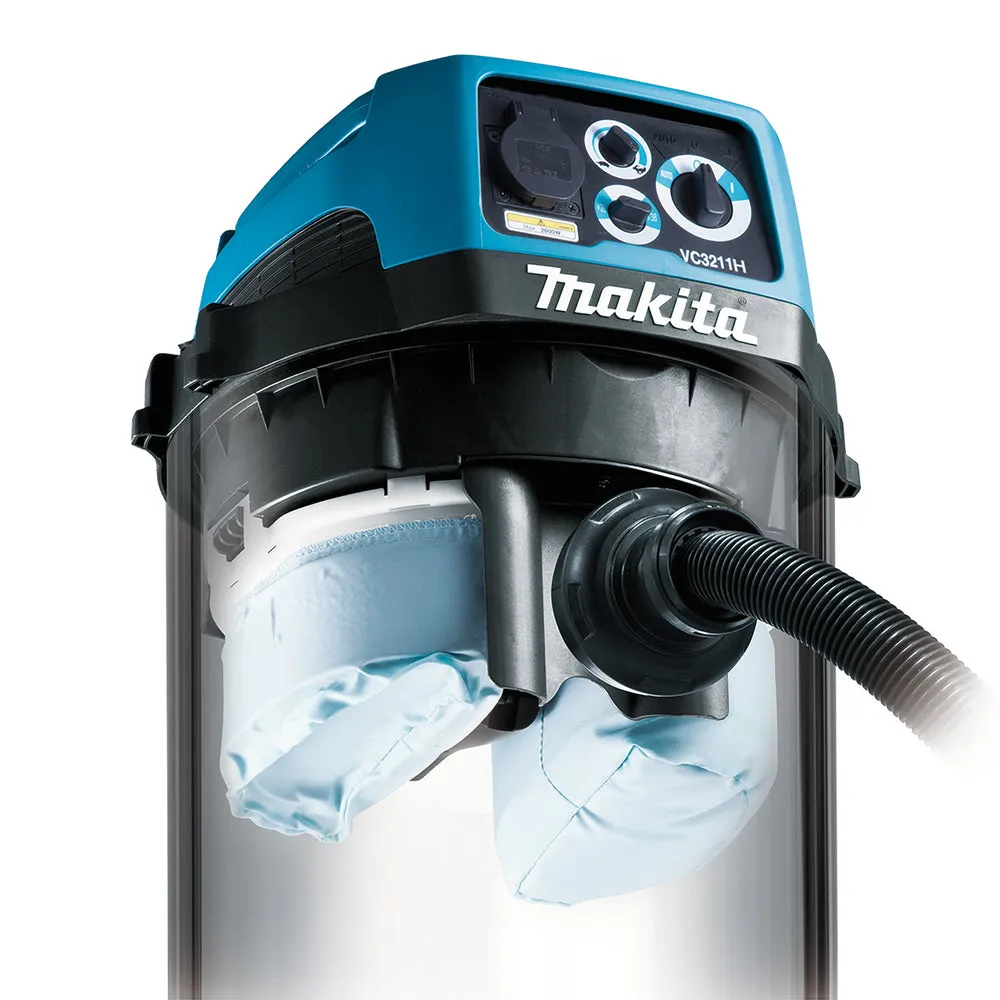 Makita VC3211HX1/1 H Class Dust Extractor 32L - 110V