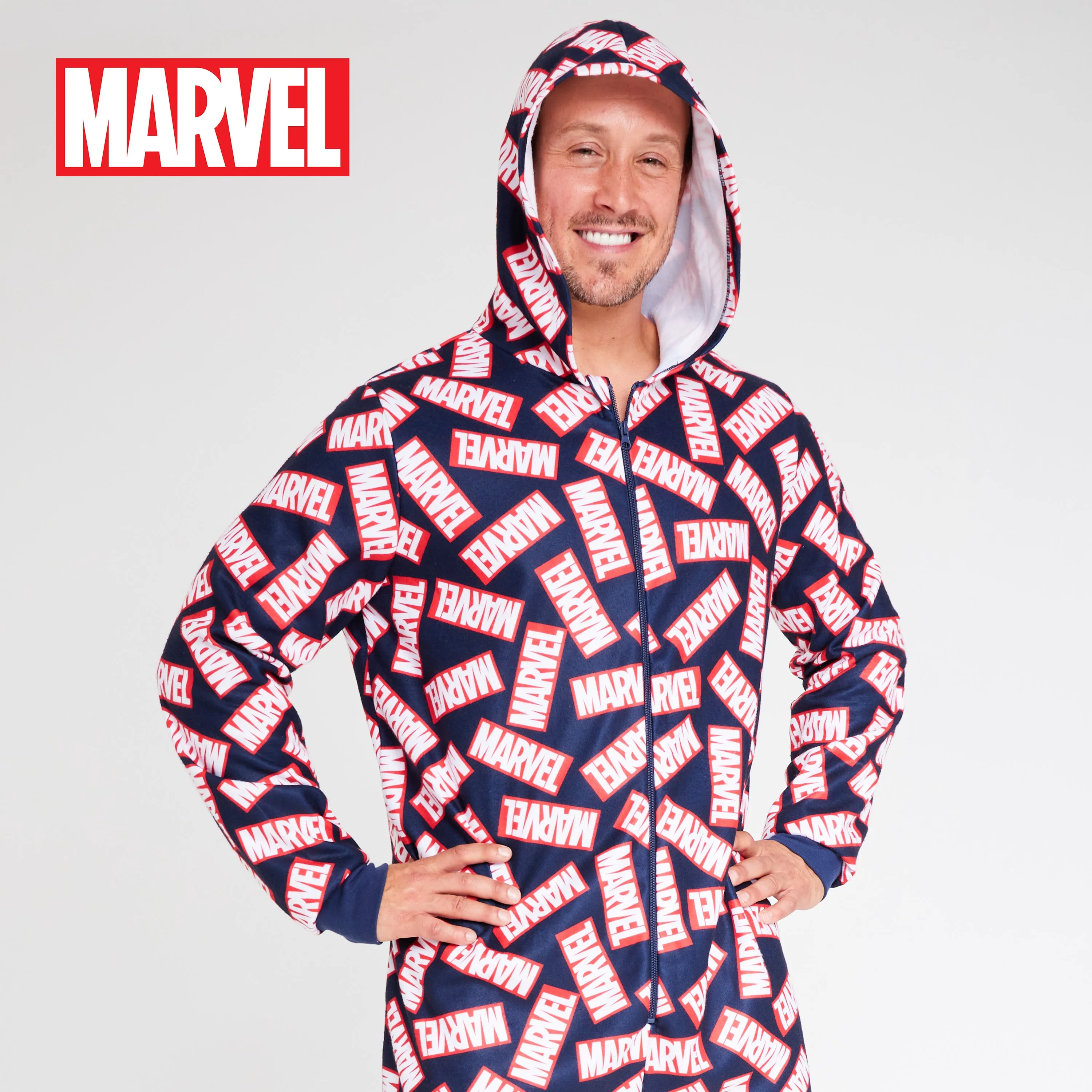 Marvel Adult Onesie for Men - MARVEL AOP Onesie for Men