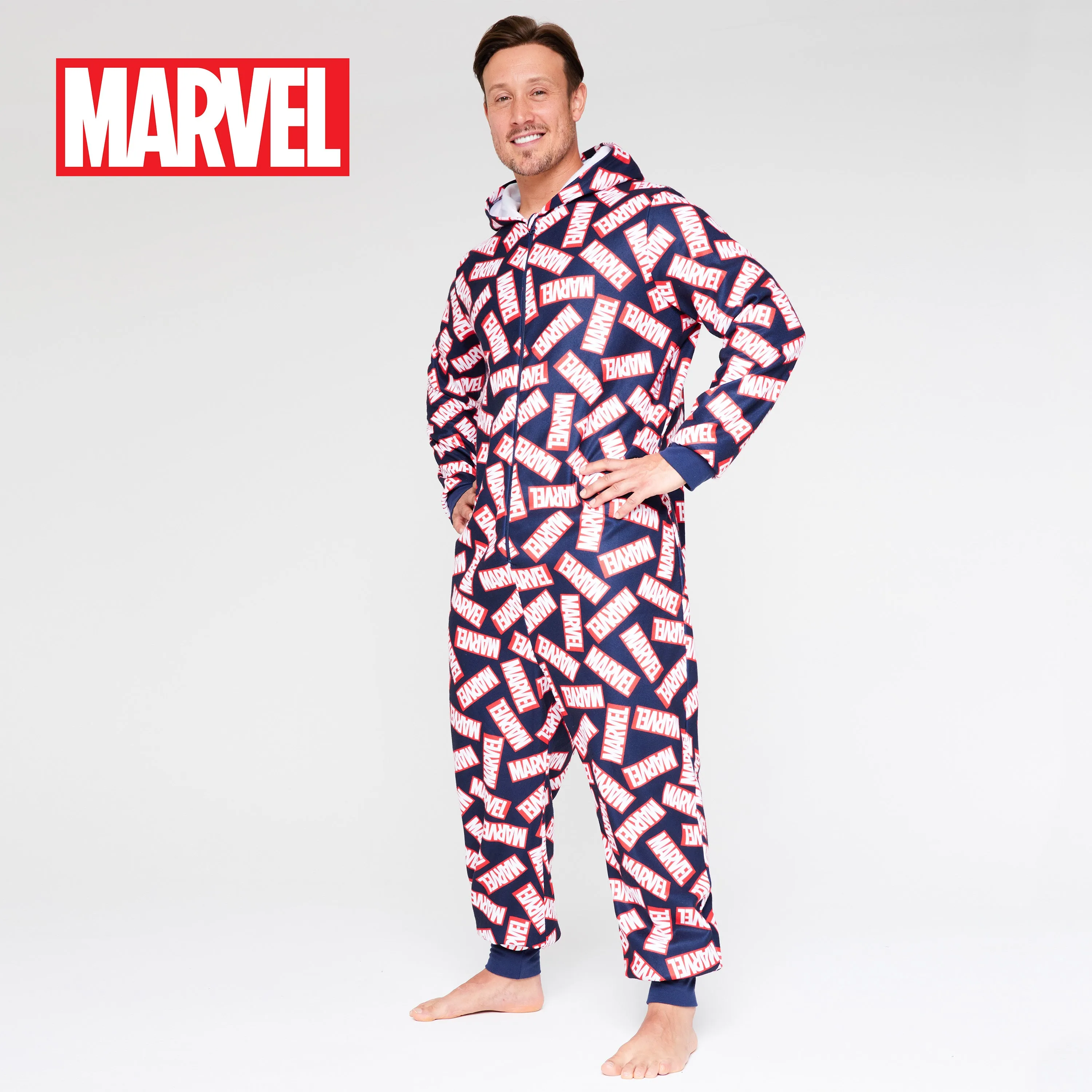 Marvel Adult Onesie for Men - MARVEL AOP Onesie for Men