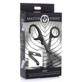 Master Series Snip - Black Heavy Duty Bondage Scissors