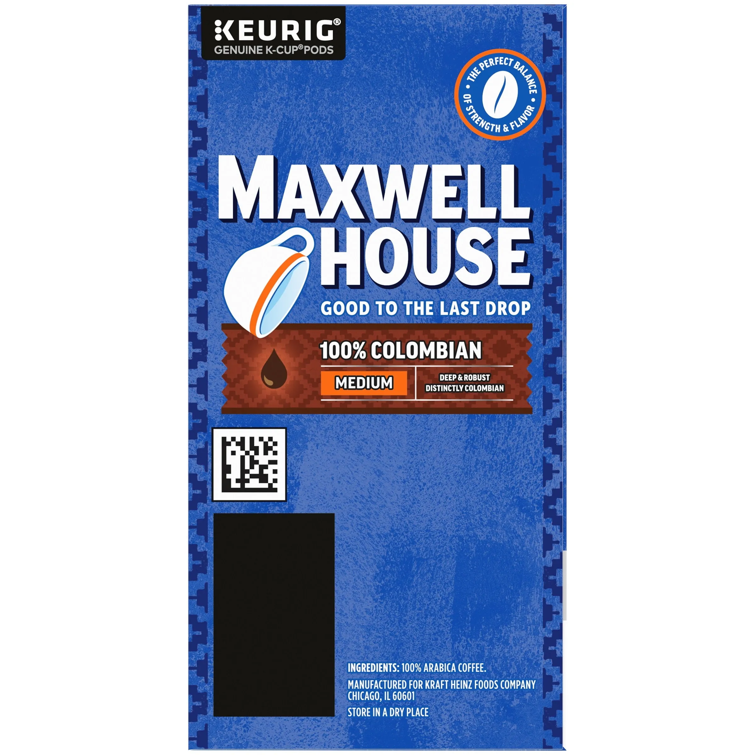 Maxwell House 100% Colombian Medium Roast K-Cup® Coffee Pods, 24 ct Box