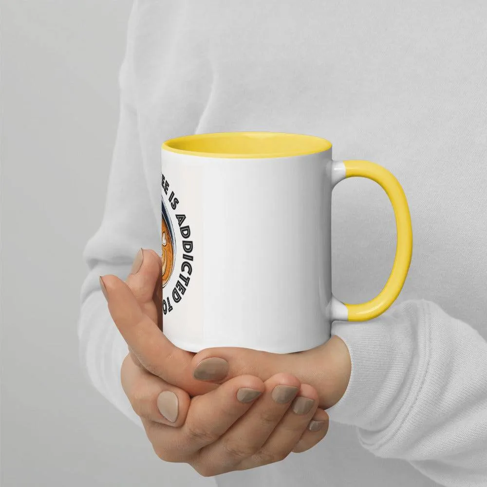 Maybe my coffee needs me design - Mug with Color Inside