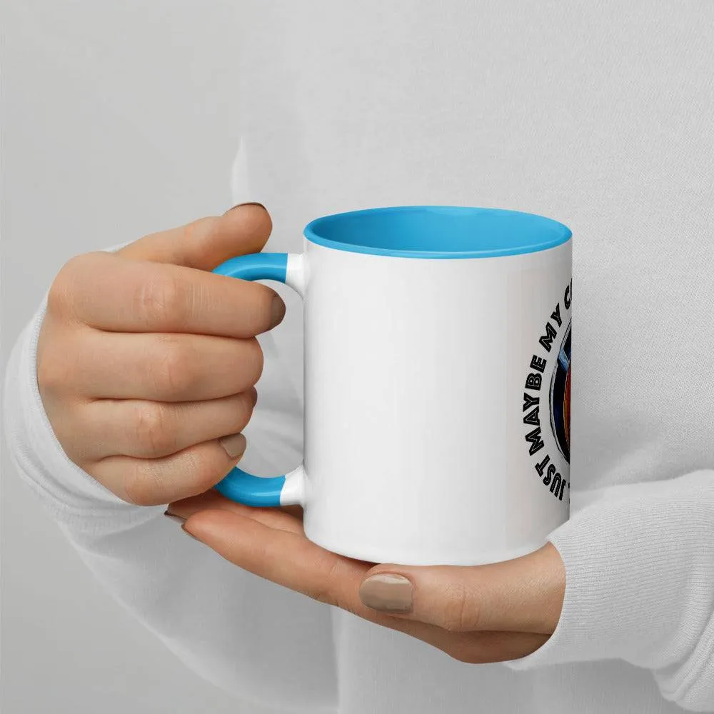 Maybe my coffee needs me design - Mug with Color Inside