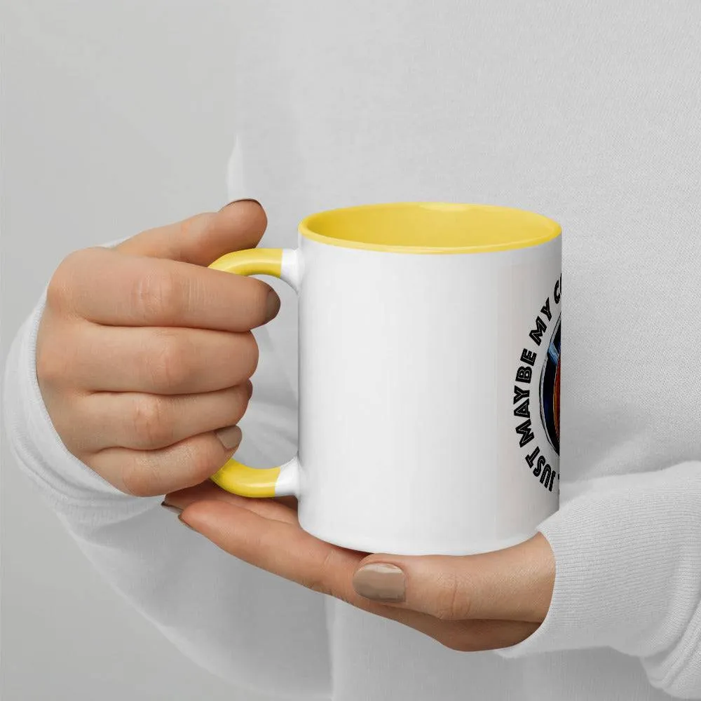 Maybe my coffee needs me design - Mug with Color Inside