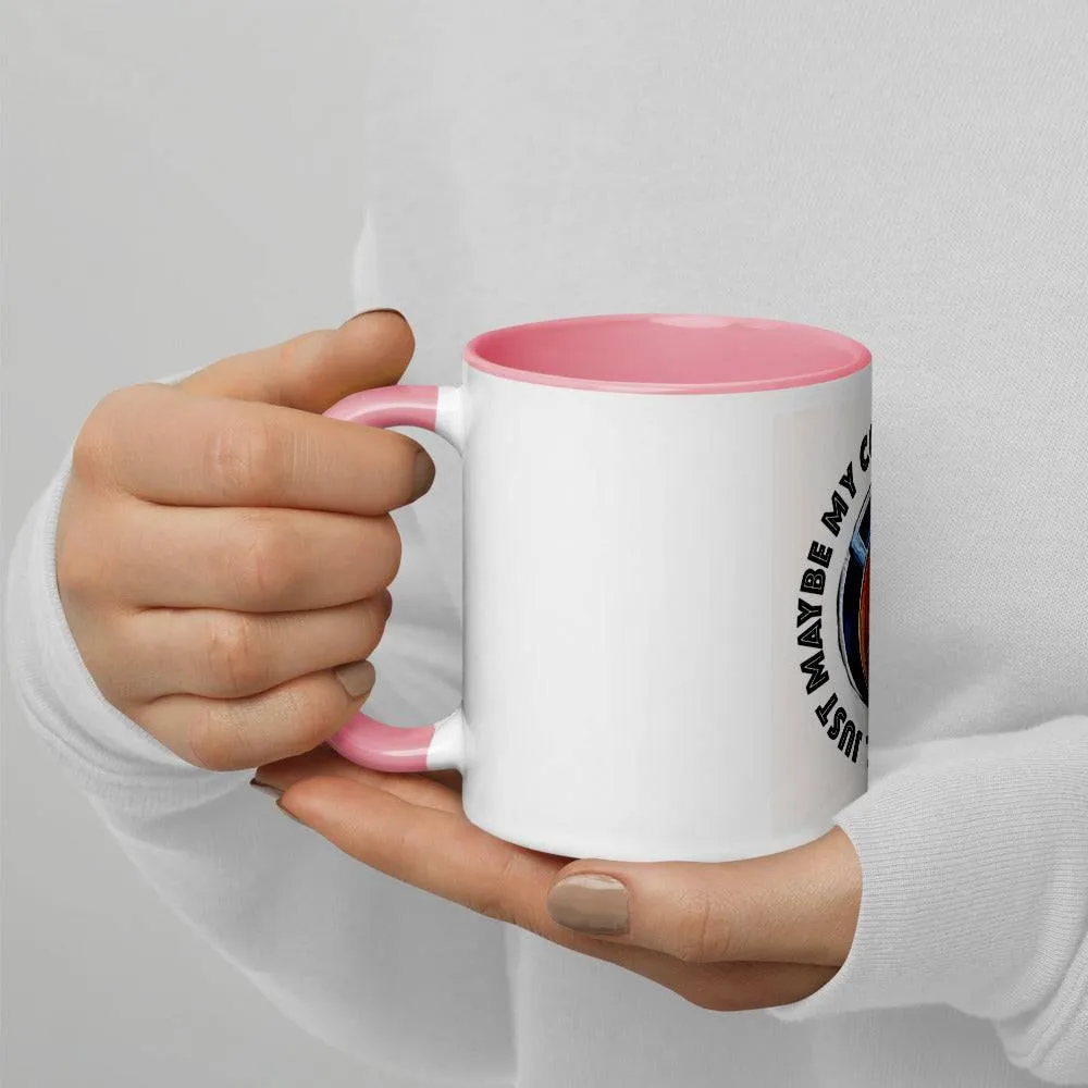 Maybe my coffee needs me design - Mug with Color Inside