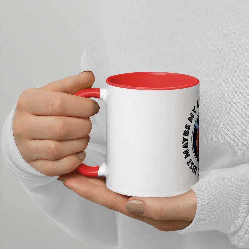 Maybe my coffee needs me design - Mug with Color Inside