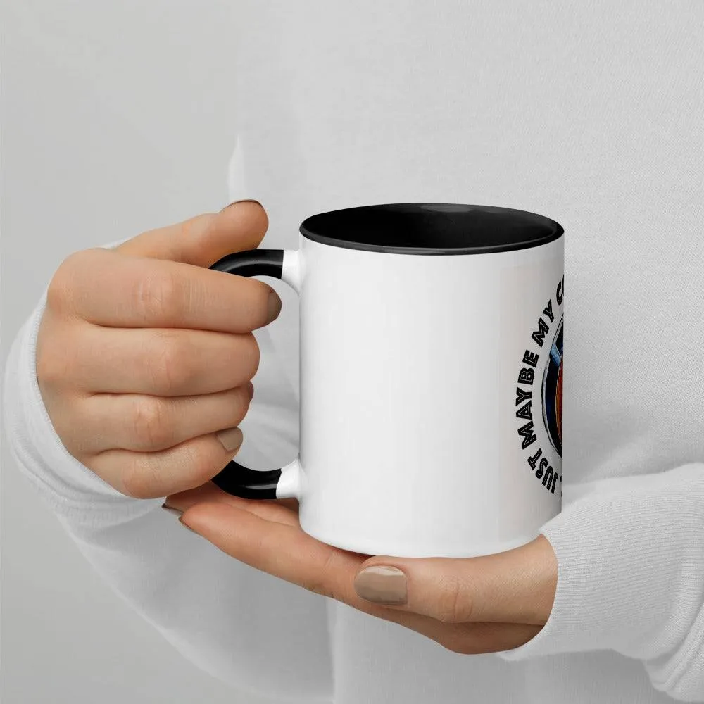 Maybe my coffee needs me design - Mug with Color Inside