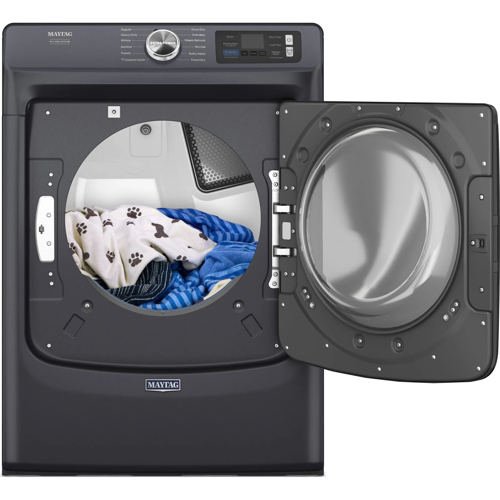 Maytag Electric Dryer (YMED7020RF) - Midnight Steel