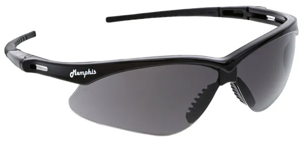 MCR Safety Memphis MP1 Black Frame, Gray MAX36