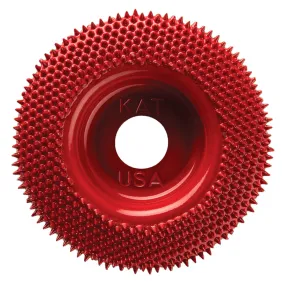 Merlin 2" Flat Carbide Disc Coarse RED