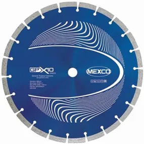 Mexco 300mm Concrete Professional Grade Diamond Blade Cutting Disc GPX1030020