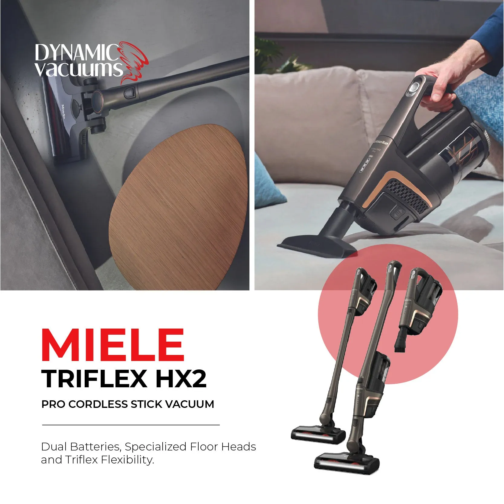 Miele Triflex HX2 Pro Cordless Stick Vacuum