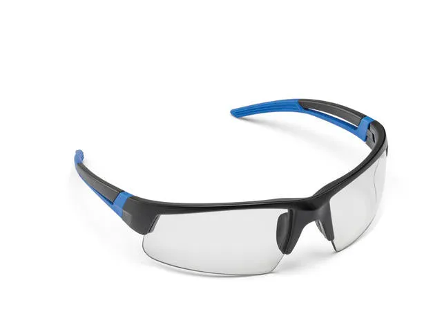 Miller Spark Clear Safety Glasses - Black & Blue - 272190