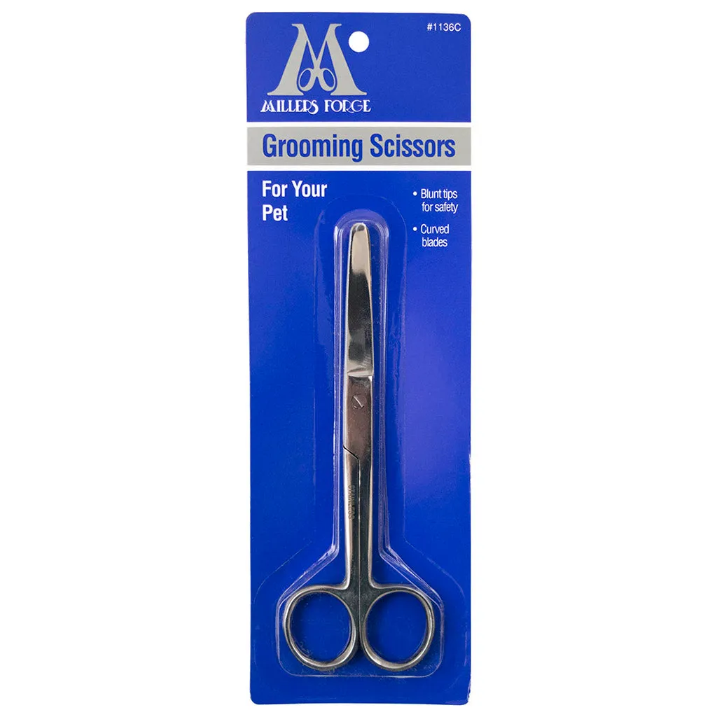 Millers Forge Curved Grooming Scissor Blunt Tip 5.75"