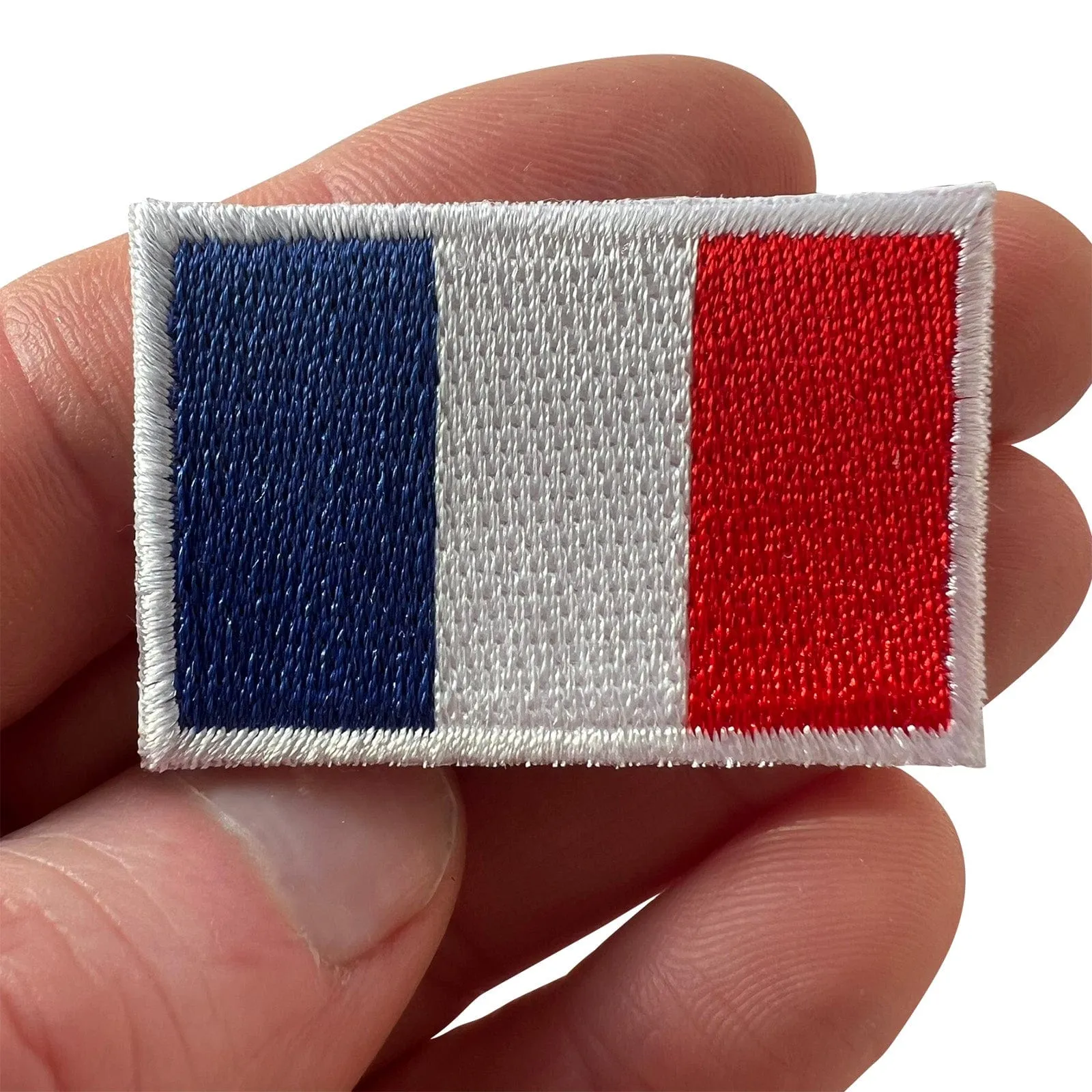 Mini France Flag Patch Iron Sew On Clothes T Shirt Small French Embroidery Badge