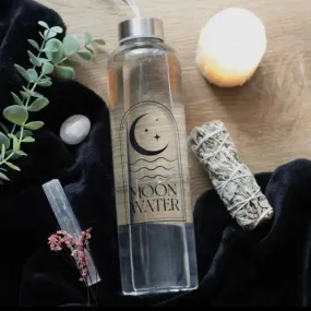 Moon Water Glass Bottle