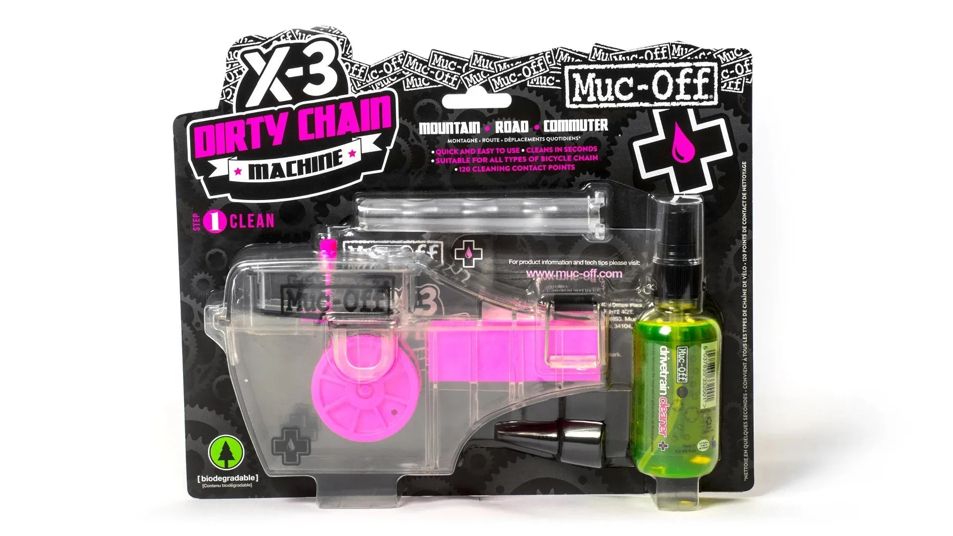 Muc-Off X-3 Dirty Chain Machine - Bike Chain Cleaning Kit