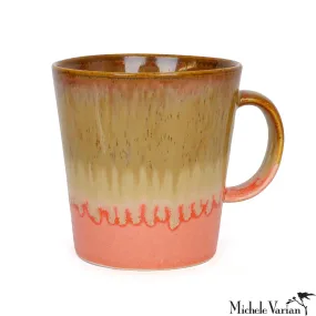 Multi Colored Mug Yellow Orange