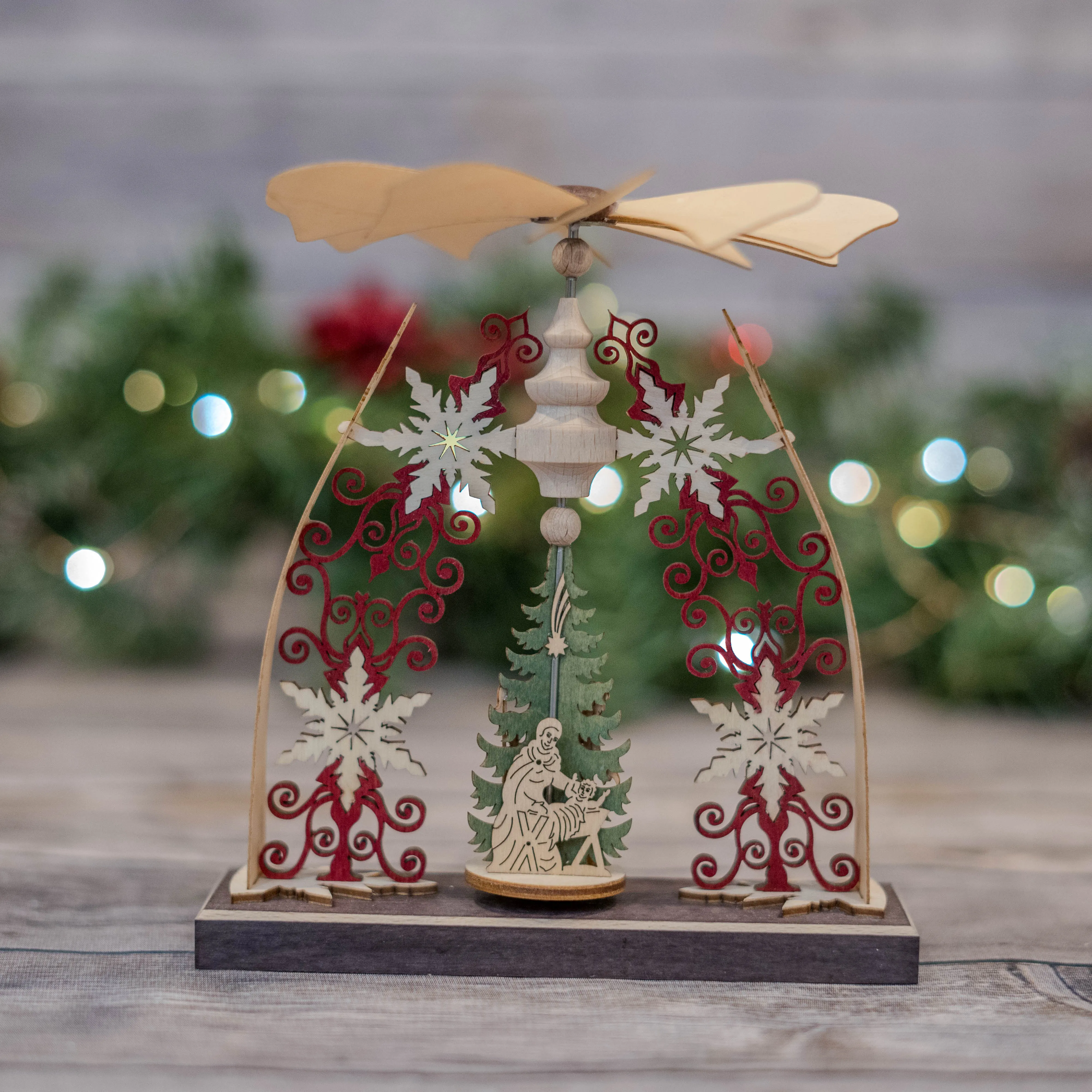 Nativity Spinning Table Top Ornament