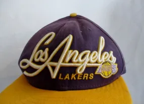 NEW ERA LOS ANGELES LAKERS NBA BASKETBALL baseball cap hat PURPLE YELLOW