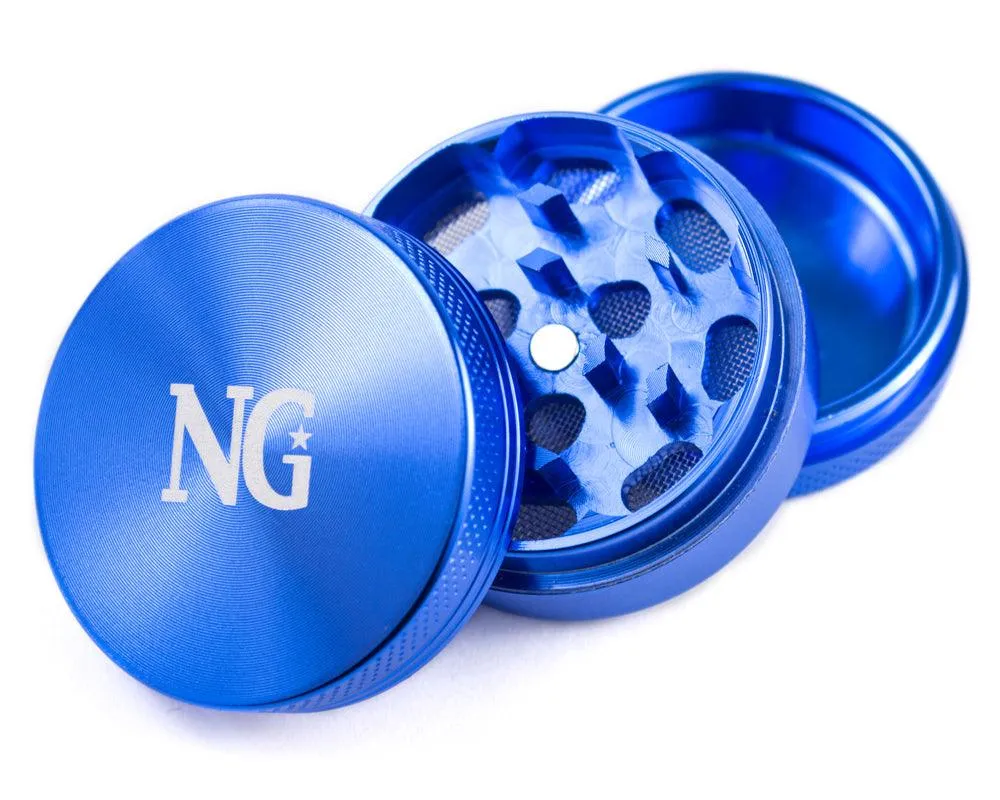 Nice Glass | 3 Piece Grinder - Blue