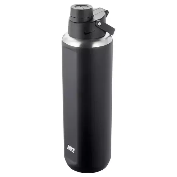 Nike Recharge Stainless Steel Chug Bottle (32 oz)-Black