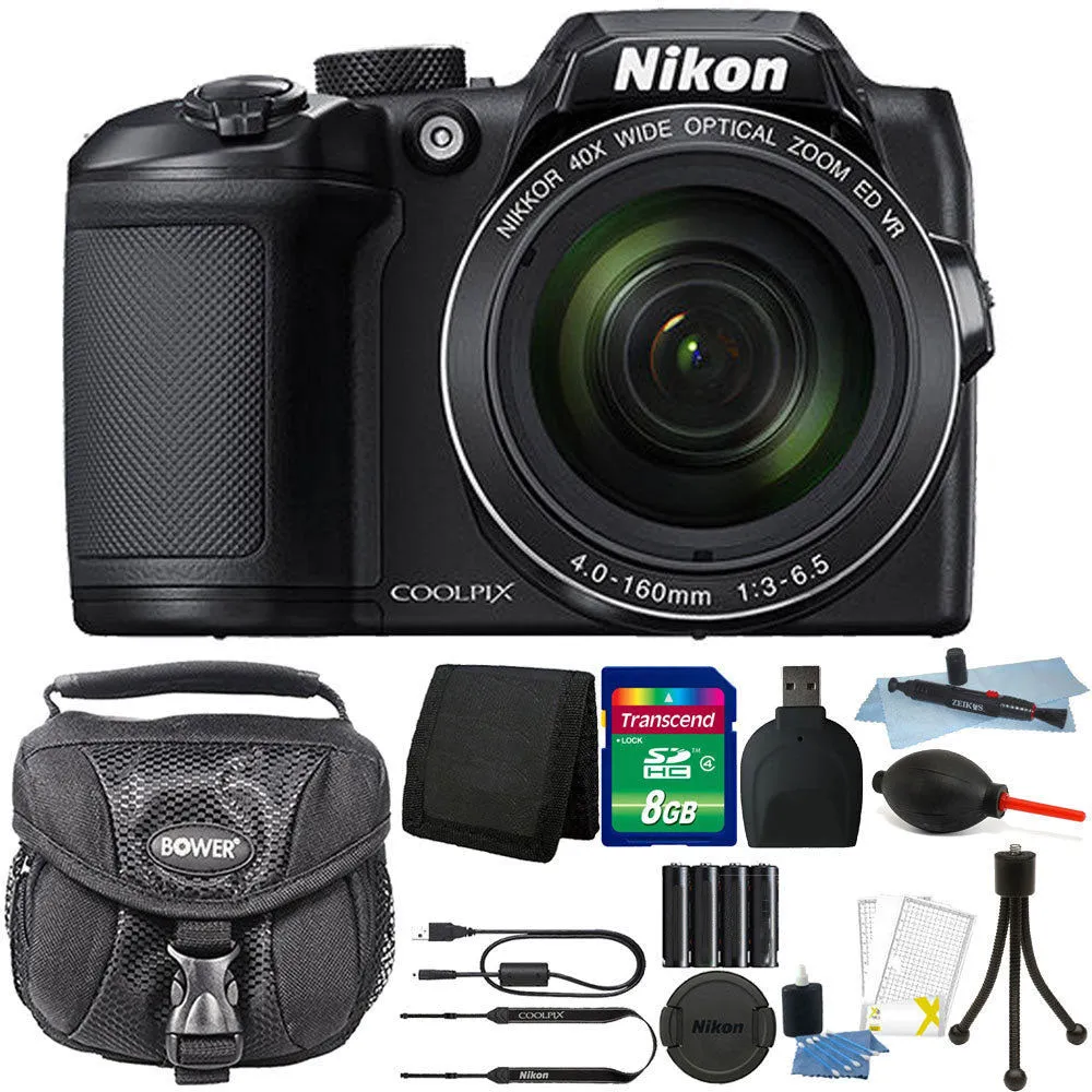 Nikon Coolpix B500 16MP 40x Optical Zoom Digital Camera with 32GB Accessory Kit