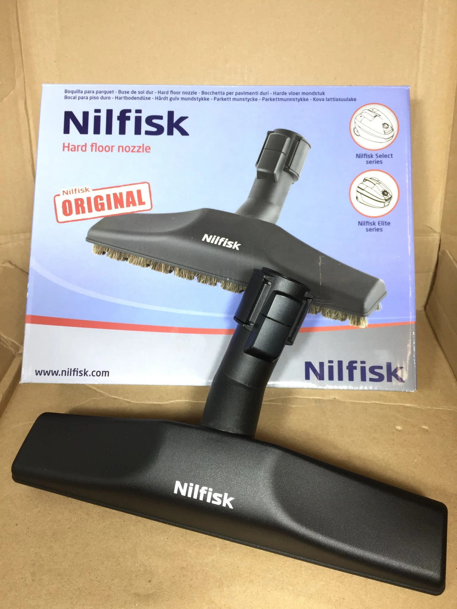 Nilfisk Select and Elite Vacuum Cleaner 32mm Hard Floor Nozzle W Horsehair Bristles