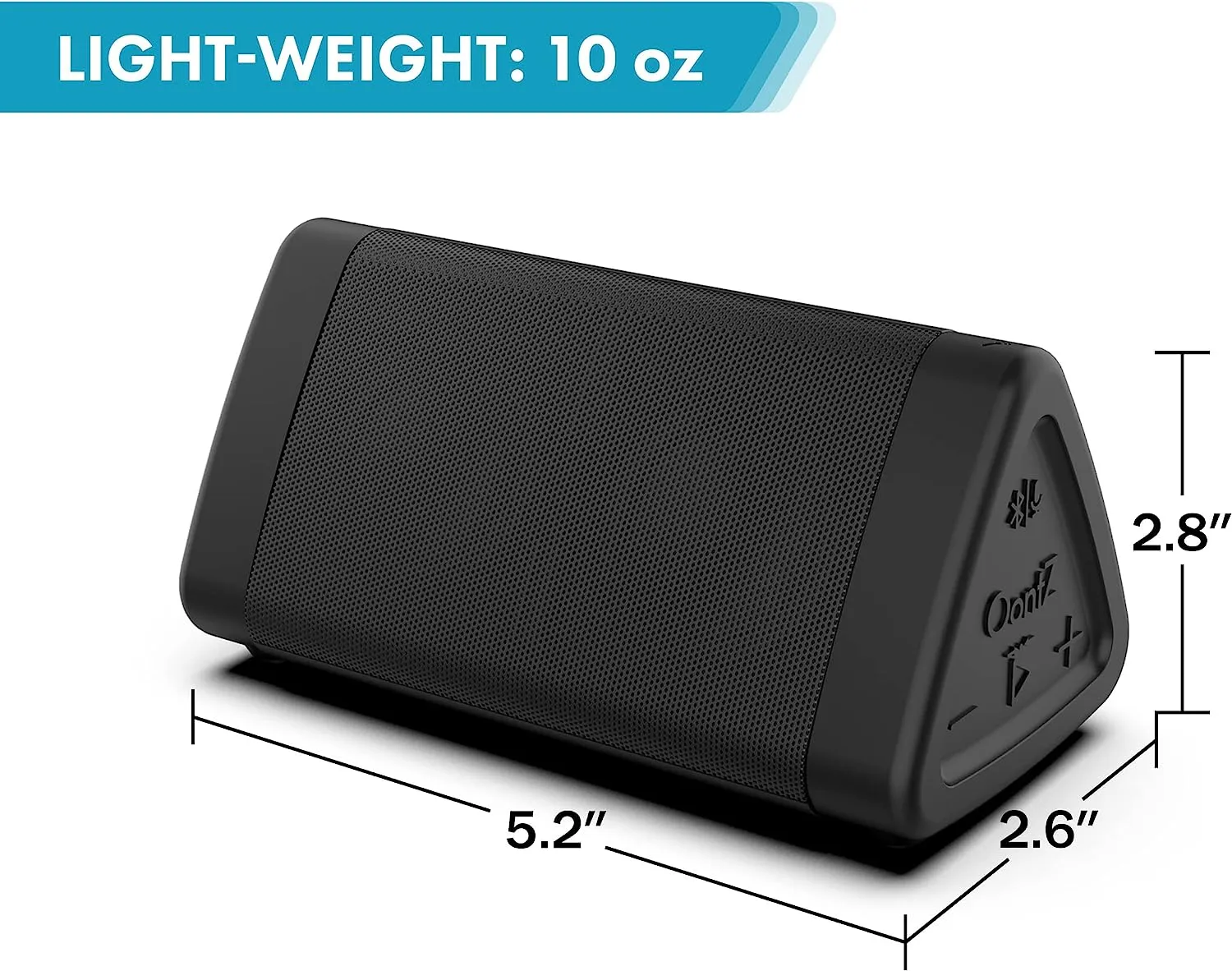 Oontz Upgraded Angle 3 Bluetooth Speaker 100 Foot Range